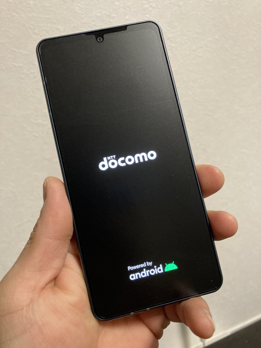 届いた！
Android起動(👉°-°)👉