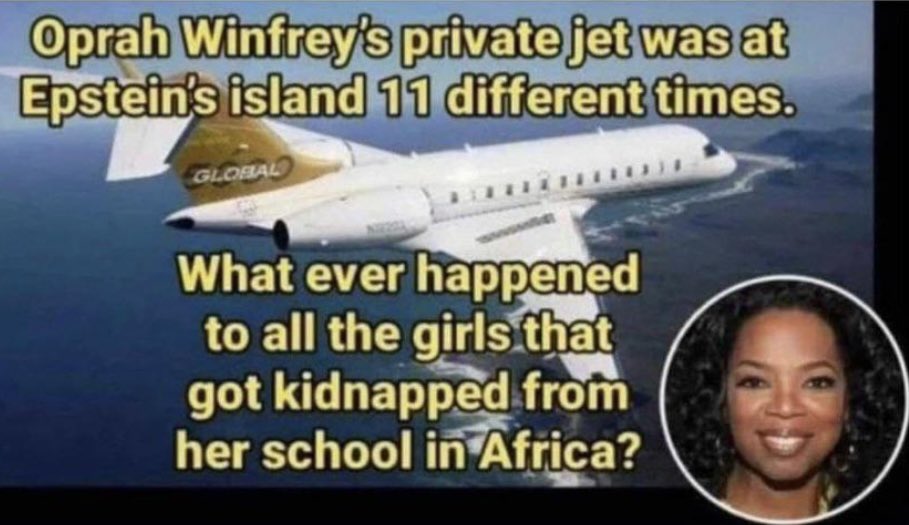 Let's just start with the obvious...

Oprah was on the list...

What else you ask
🧵(8/25)👇