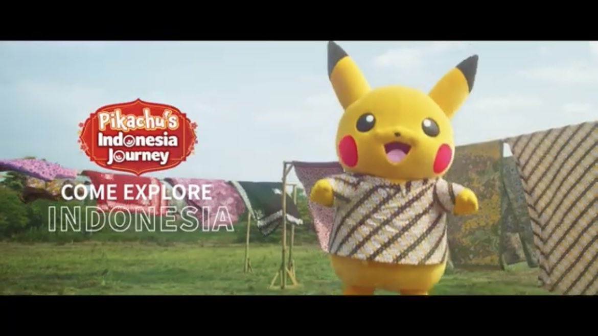 インドネシア 「Pikachu's Indonesia Journey」 #そらとぶピカチュウ