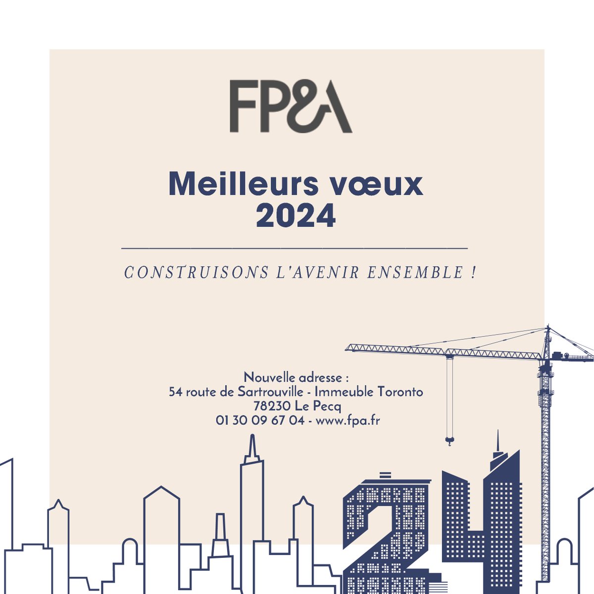 AgenceFPA's tweet photo. Nous vous adressons nos voeux les plus sincères pour 2024 ! 🎉

Que cette nouvelle année soit synonyme de succès, de bienveillance et d'initiatives décarbonées ✨🌱 https://t.co/ue9I96fDNb