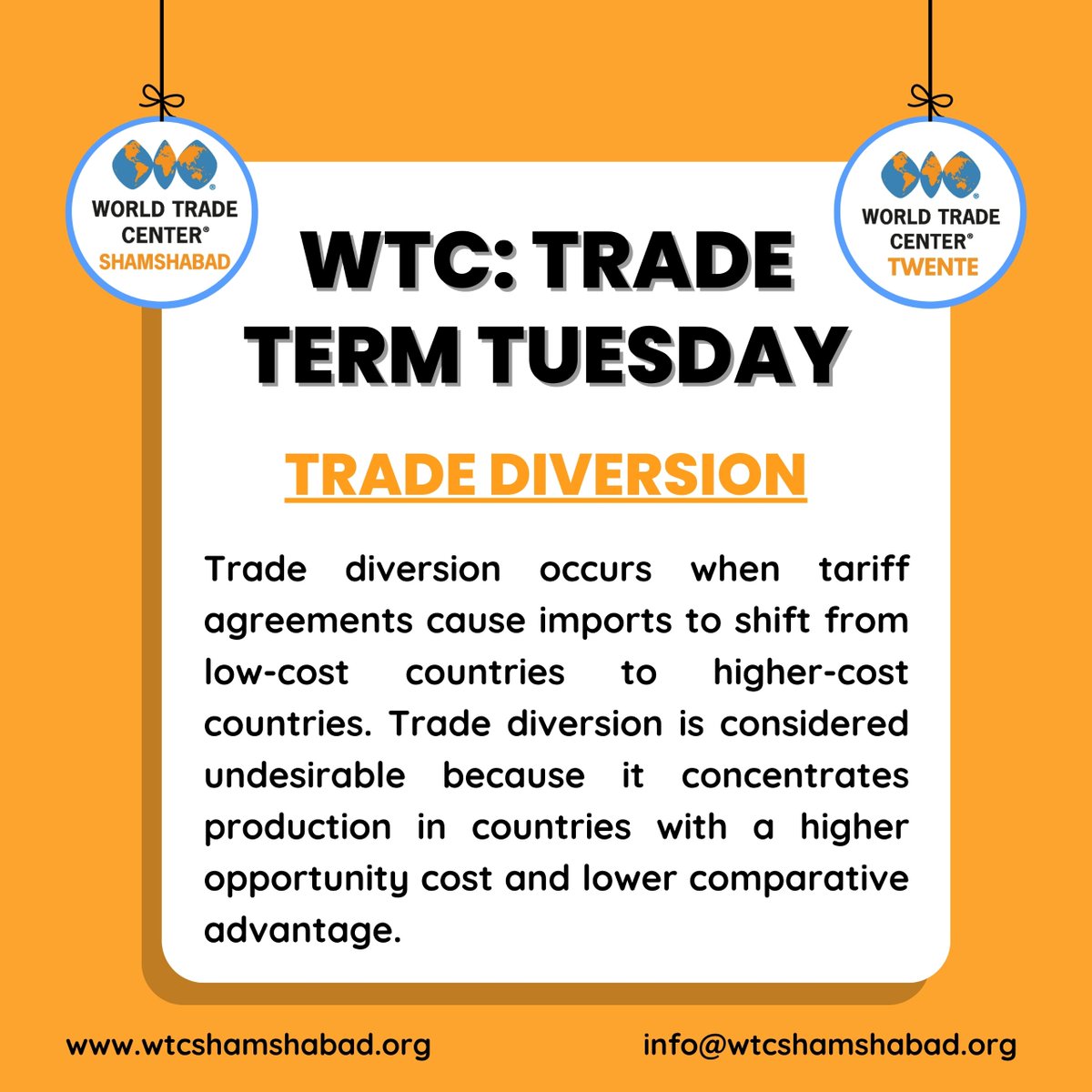 wtcsvgh's tweet photo. ๐๐ ๐ช๐ง๐: ๐ง๐ฅ๐๐๐ ๐ง๐๐ฅ๐ ๐ง๐จ๐๐ฆ๐๐๐ฌ ๐๐
WTC: TradeTermDays!
Join us every Tuesday and Thursday for fresh industry terms with examples.
#tradeterms #tradetermtuesday #wtctrade #industryinsights https://t.co/2CpPb83LG3