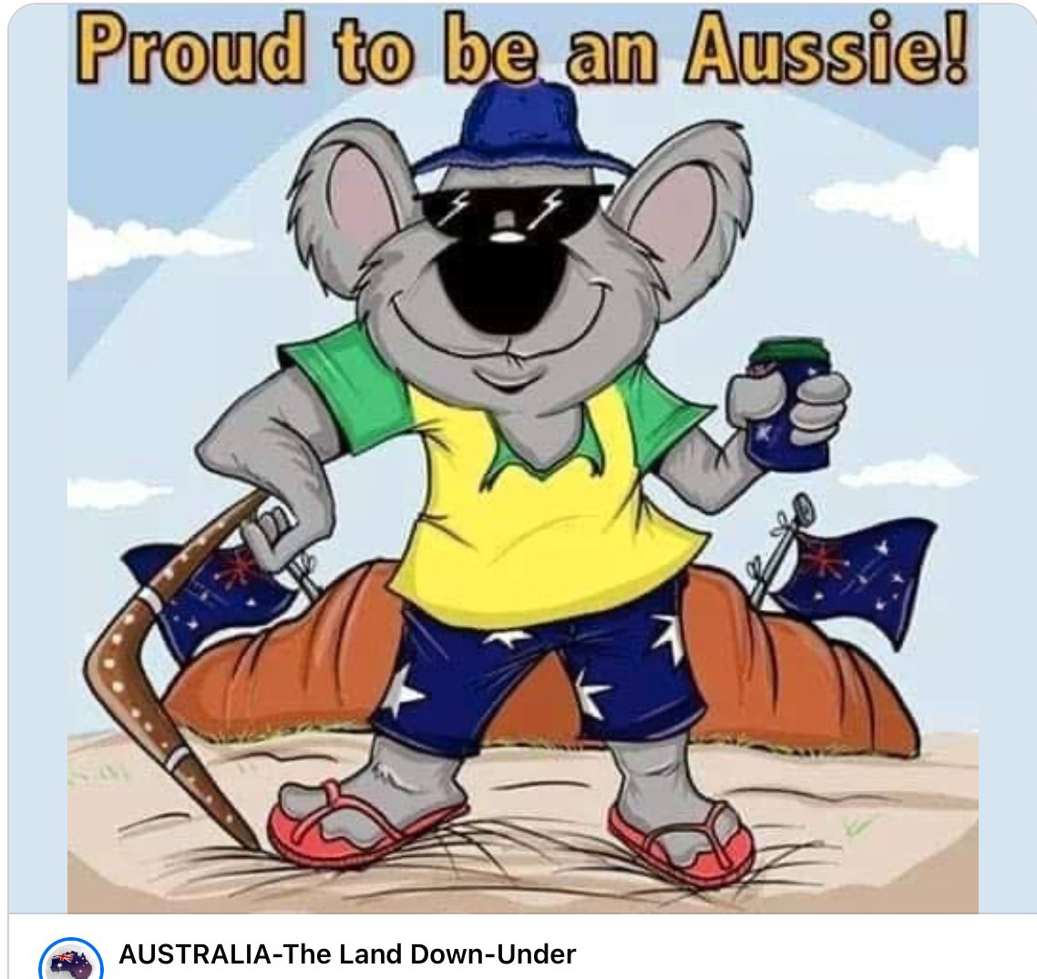 Proud to be an Aussie.
Press "Like" if you agree.