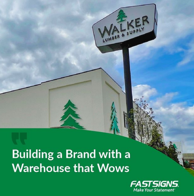 Elevate your business to new heights. With exterior signage, the sky’s the limit. #FASTSIGNS #MakeYourStatement #linkinbio