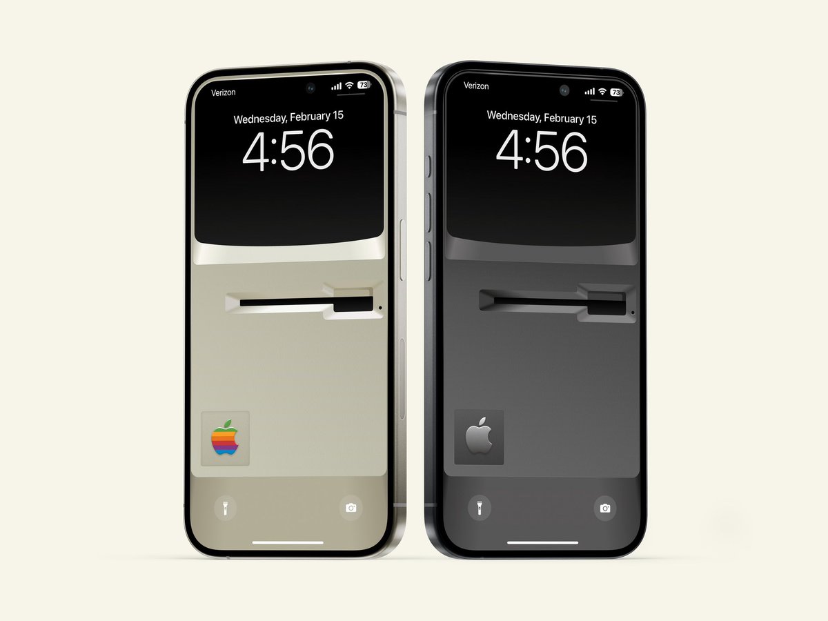 Davidtoth097's tweet photo. I made a Macintosh 128K wallpaper, compatible with all iPhones that have dynamic island. It's also free to download. ✌️

https://t.co/YMSvHcP0I3

#apple #wallpaper #wallpapers #iphone  #iPhone15 #iPhone15Pro #iPhone15ProMax #mac #macintosh #background https://t.co/zPvoQMRKRW