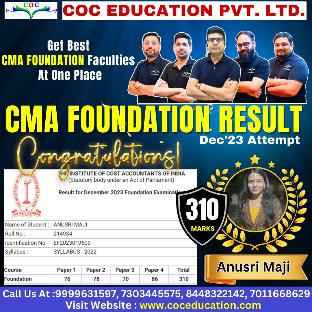 cacmasantosh's tweet photo. Congratulations Anusri Maji For Your Achievement. You Made Us Proud.
#icmai #cmapreparations #cmaexams #cmafoundation #cma #cma #cmalife #cmaresult #cmafoundation #coceducation #accounts #accounting #cacmasantoshkumar #economics #math #law https://t.co/WKVtdhGANt