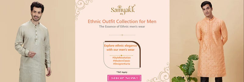 Samyakkonline's tweet image. Dive into the opulent world of bespoke wedding attire at Samyakk.com!
✨ Explore an extraordinary blend of heritage and elegance: rb.gy/ffb9mc

#MensFashion #KurtaStyle #DapperDressing #EthnicWear #IndianWear #MensStyle #FestiveFashion #KurtaLove #kurta