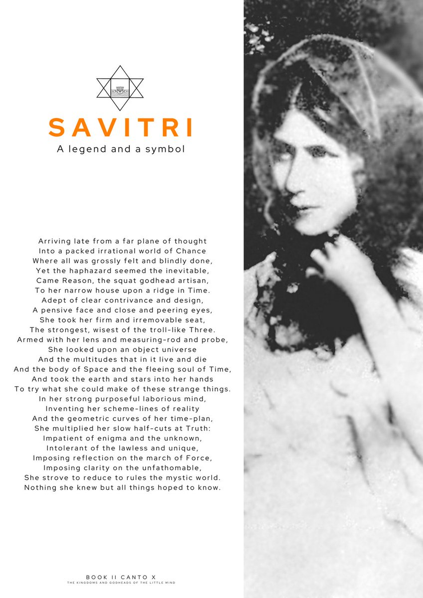 Daily Verses from Savitri (First Edition), Book II Canto X: The Kingdoms and Godheads of the Little Mind

#SriAurobindo #InevitableWord
