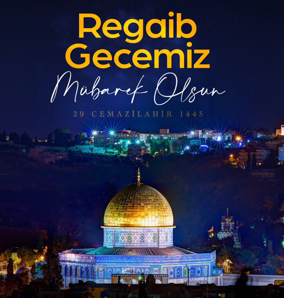 Allah'ım Recep ve Şabanı bize mübarek kıl ve bizleri Ramazan'a ulaştır.
(Hadisi Şerif)

REGAİB KANDİLİNİZİ tebrik ediyor, Ümmet-i Muhammed'in dirilişine ve kurtuluşuna vesile olmasını temenni ediyorum.