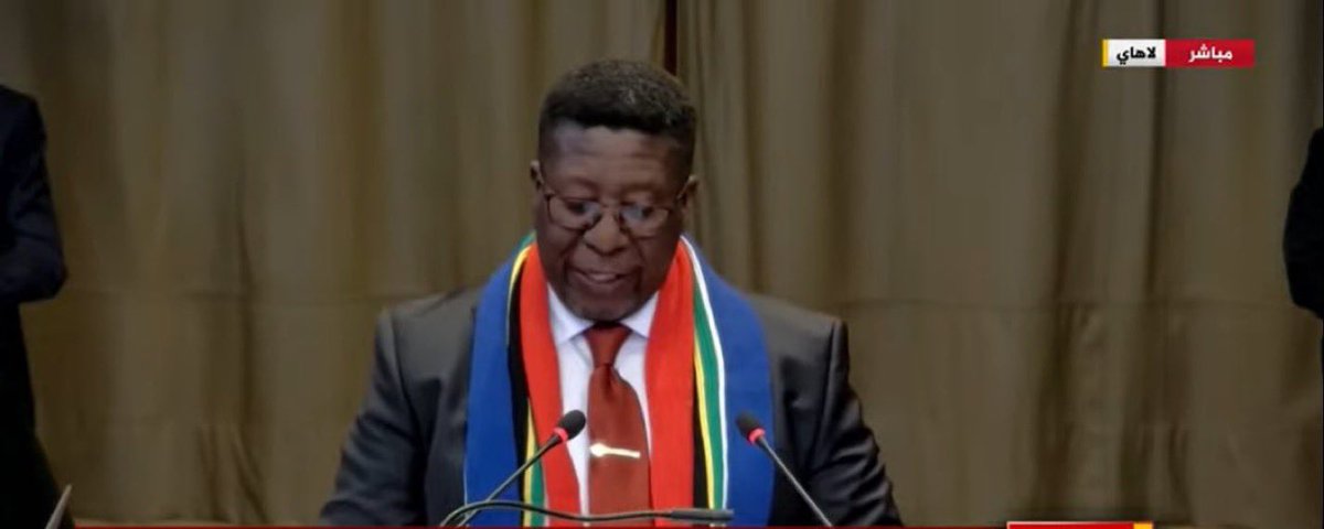 شكرًا جنوب افريقيا 🇿🇦، ولا بارك الله في خذلانكم ..