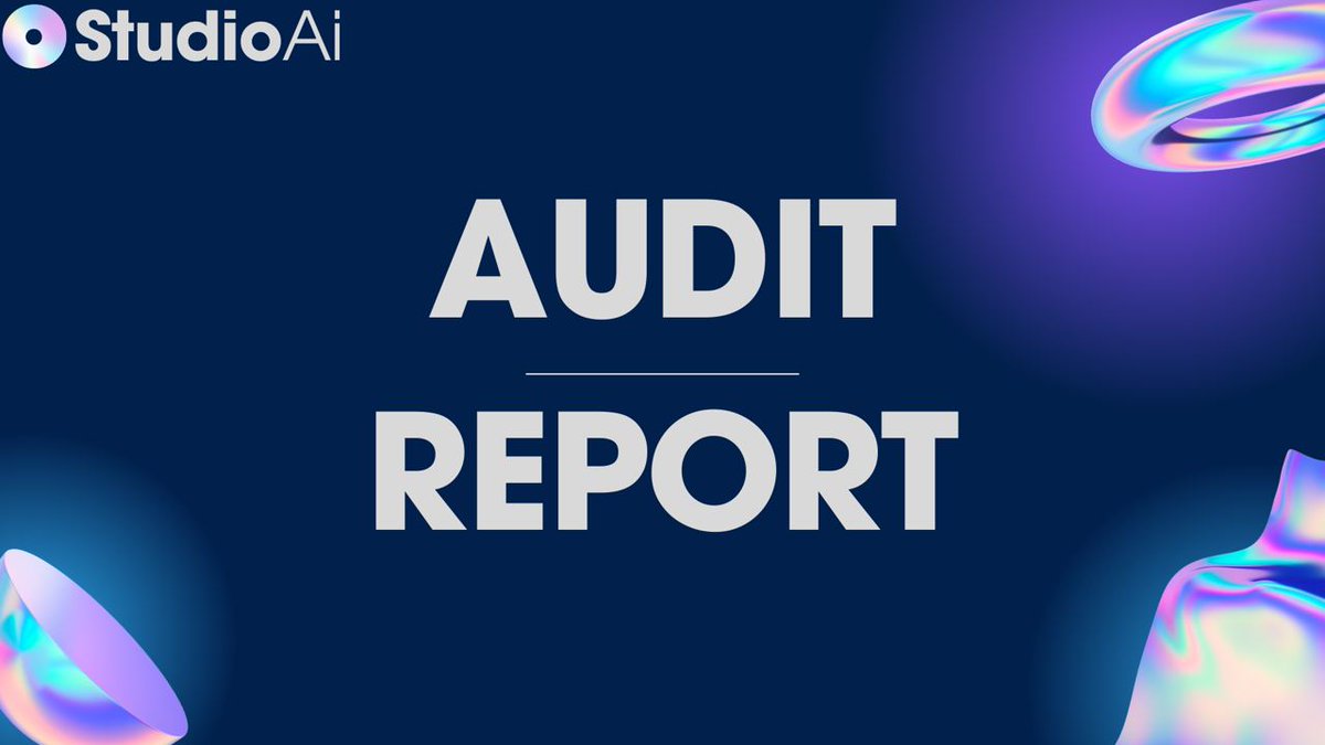 StudioAi_Bot's tweet image. Here&apos;s our audit report conducted by @PaladinAIETH. Their AI-managed audit tool is incredible – We highly recommend following them!

Audit Link : paladinai.notion.site/StudioAi-Audit…

$SAI #StudioAi