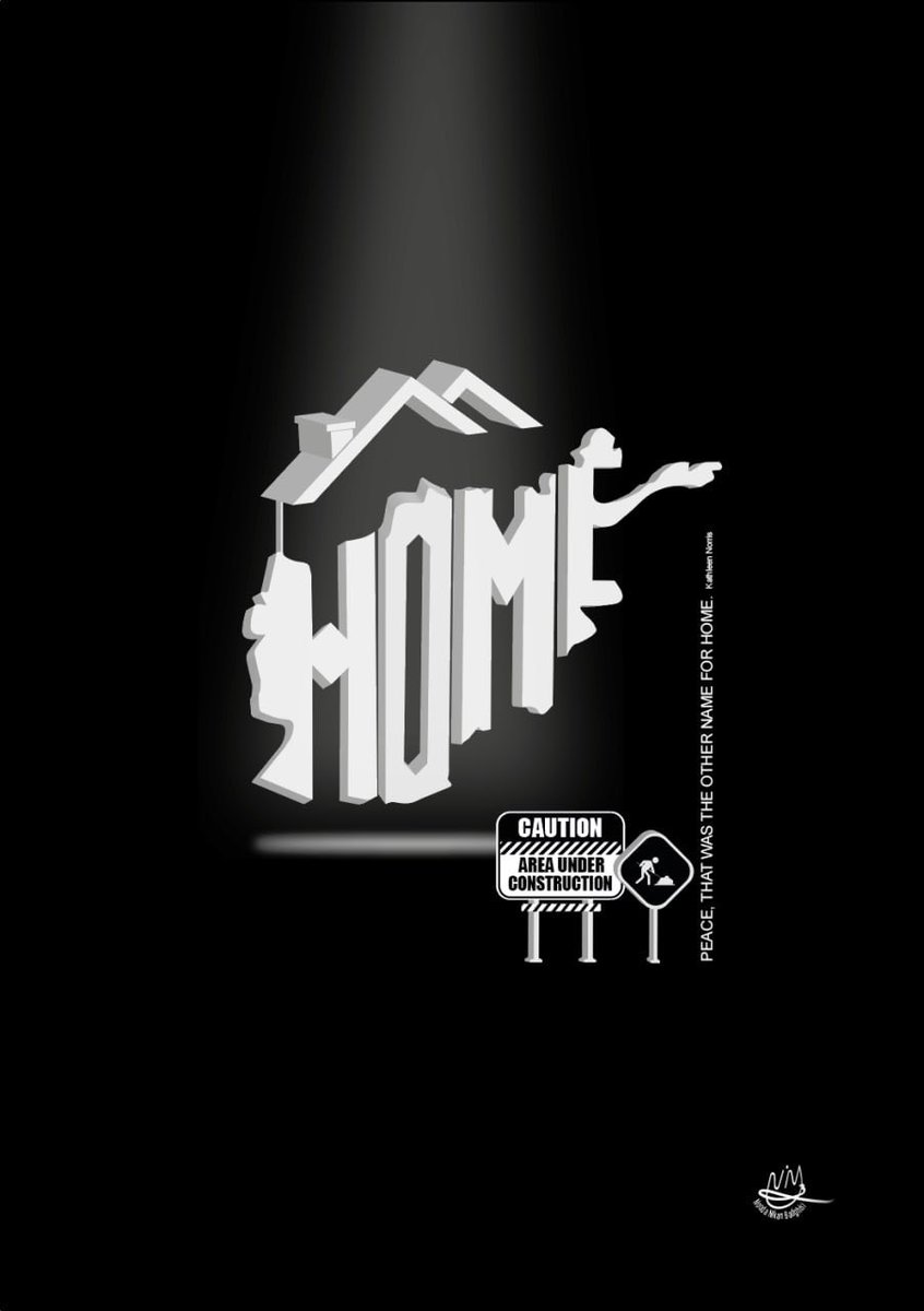 Nooda_3Nikan's tweet photo. "Peace, that was the other name for home." -Norris

O destructed peace, O my sorrowful and dear home. Get constructed! Get well quickly! Get gleaming! 🇦🇫🌞🌱

Another practice with #VAND.org!

#Home
#Peace
#LetHerLearn
#digitalart
#Illustrator
#AfghanGirls
#GraphicDesign
#artist https://t.co/XqrceCsBXK