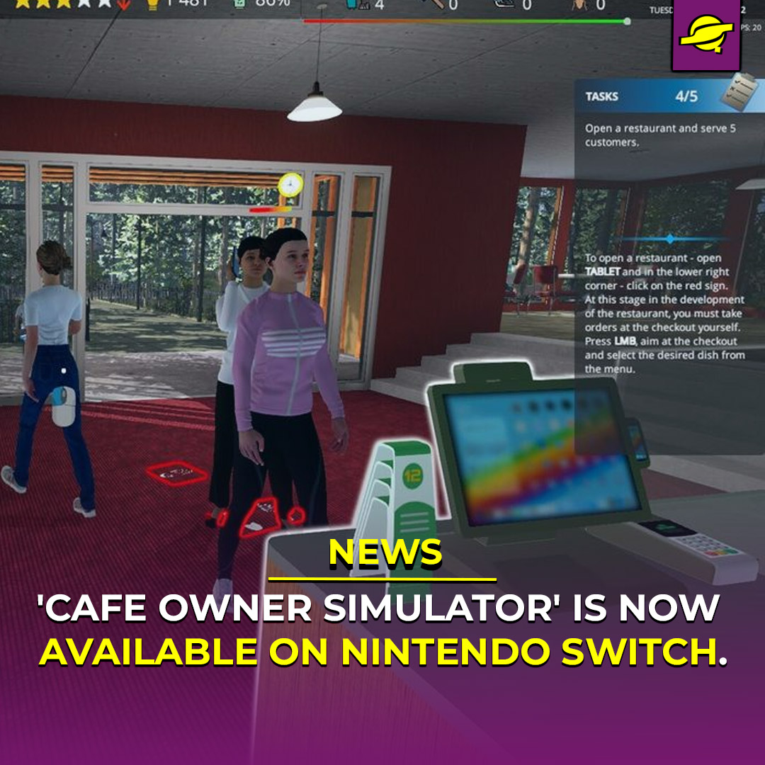 questscreen_ofc's tweet photo. 'Cafe Owner Simulator' is now available on Nintendo Switch. https://t.co/AlEUiepbjT
Follow us 👉 @questscreen_ofc for more!
#Trending #Games #GamingNews #SecondReality #CafeOwnerSimulator #Coffee #NintendoSwitch https://t.co/ASdz7Lp6td