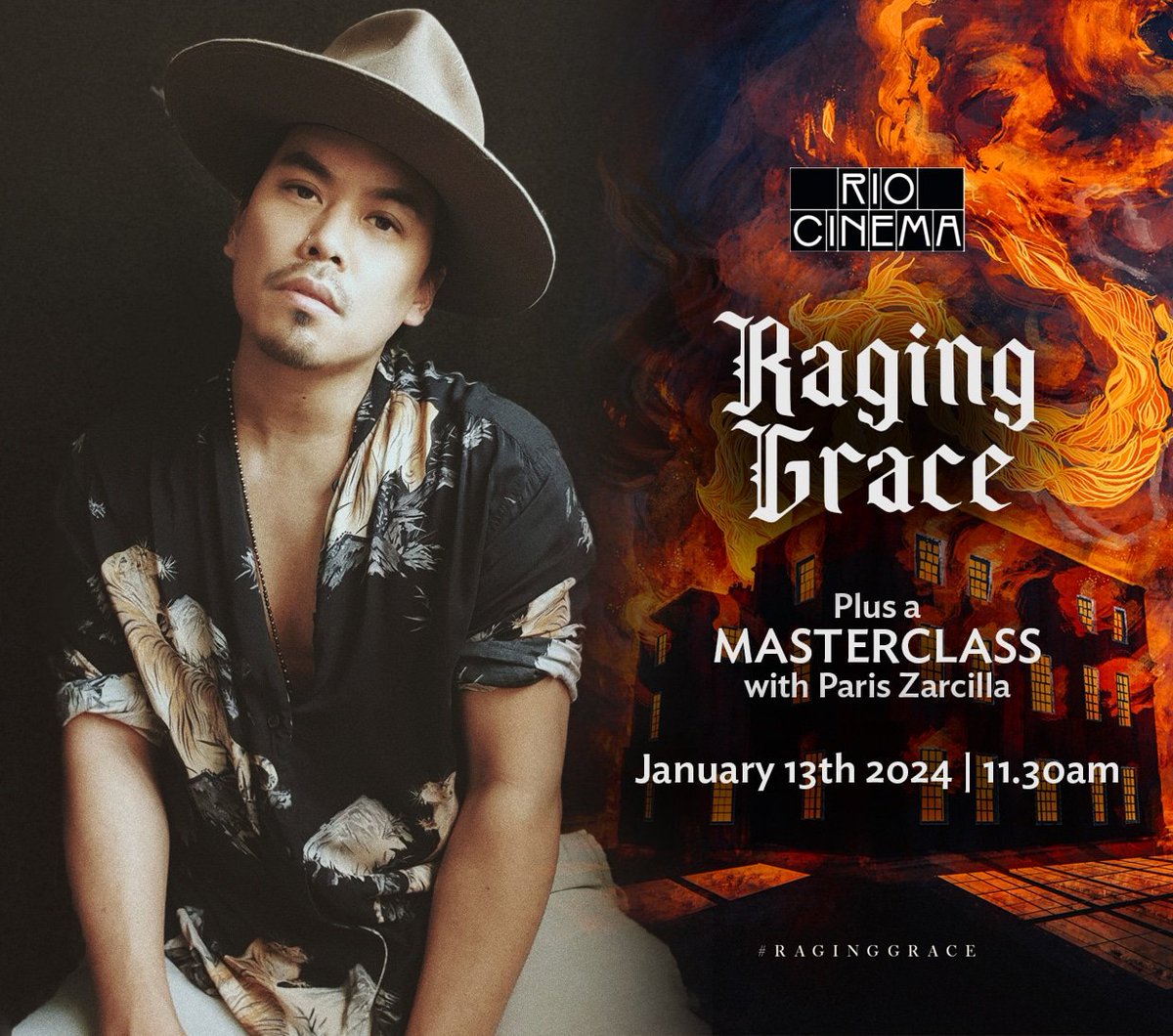 This Saturday 13th @riocinema I'm running a masterclass where I'll talk about how I made #RagingGrace and being an independent filmmaker outside the British funding system. riocinema.org.uk/movie/raging-g…