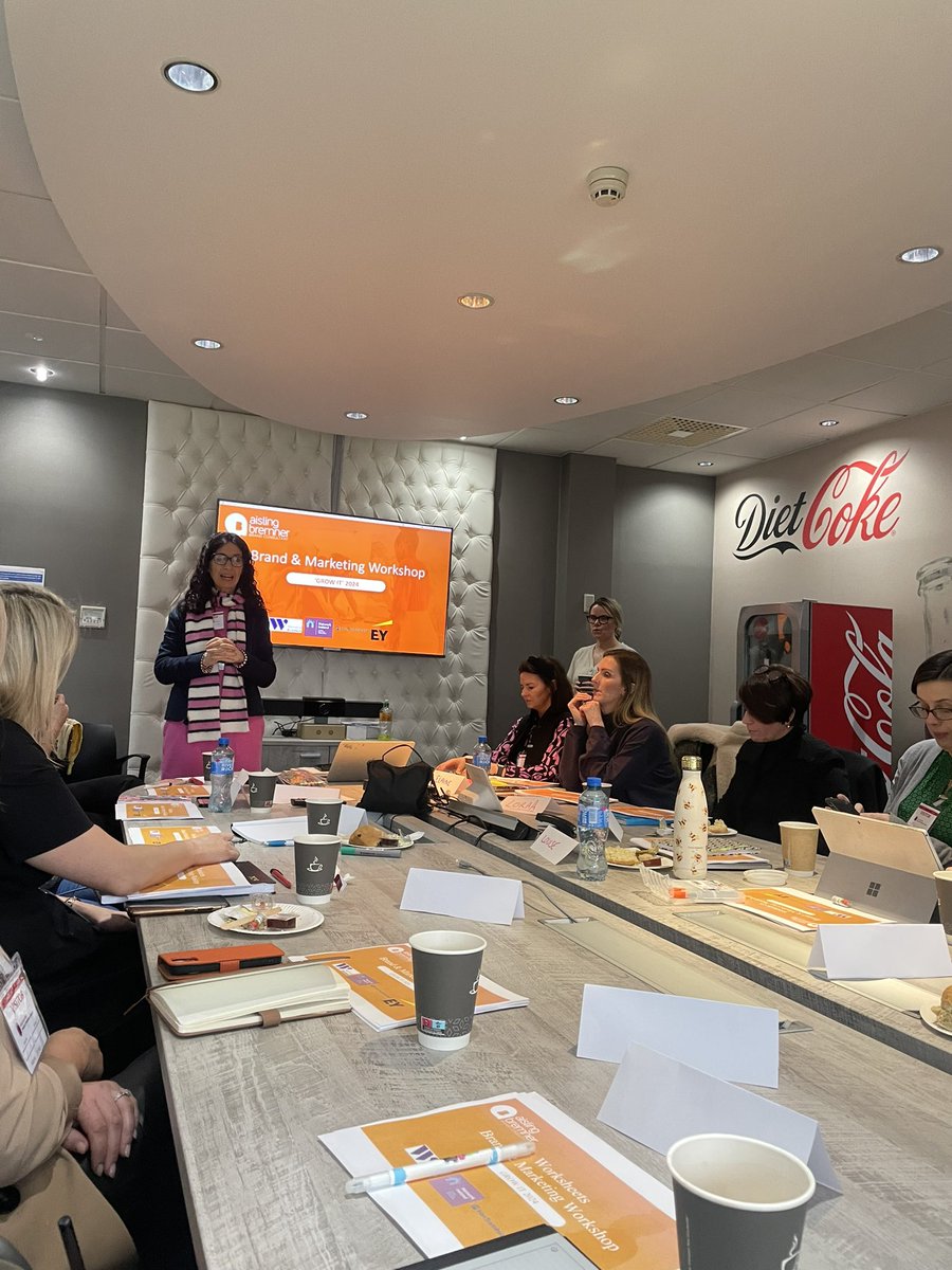Today, I’m at <a href="/CocaCola/">Coca-Cola</a> HQ in Lisburn at <a href="/wibni/">Women in Business</a> Grow It All Island Programme. 

Today’s workshop is about Brand &amp; Marketing delivered by <a href="/aislingbremner/">Aisling Bremner Founder Wild & Free</a>
