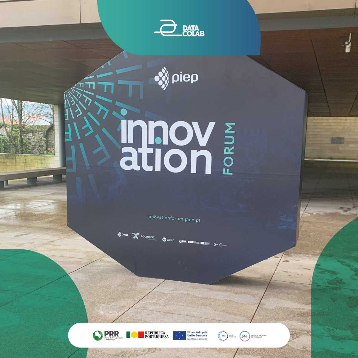 Data_CoLAB_INFO's tweet photo. O #DataCoLAB participou no #InnovationFORUM que debateu a #inovação como pilar da sociedade. A iniciativa promovida pelo @PIEPolimeros, da @UMinho_Oficial, com o apoio do Município de Guimarães @municipiogmr, a 8 de janeiro de 2024.
#sustentabilidade https://t.co/89hqilnV9c
