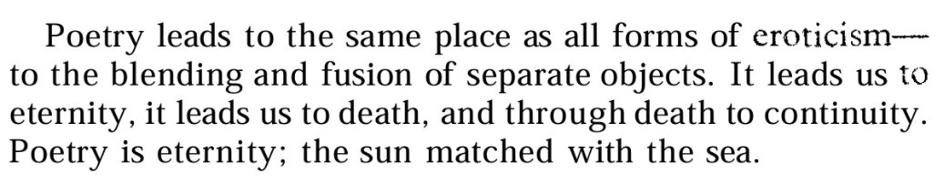 Georges Bataille, 'Erotism: Death and Sensuality'