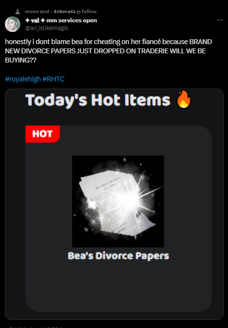 joking about divorce is not the energy I want in this studio... also you didn't need to add Bea's name in when she's not even married yet yall are sick