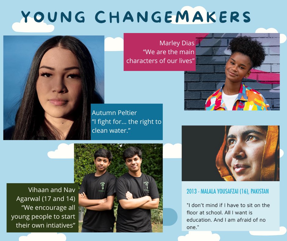 If you can't join us Monday..Check out this link for ideas: activategood.org or  donate to our diaper drive! No one is too young to make change. Check out these other young changemakers. (Young changemakers post attached here)