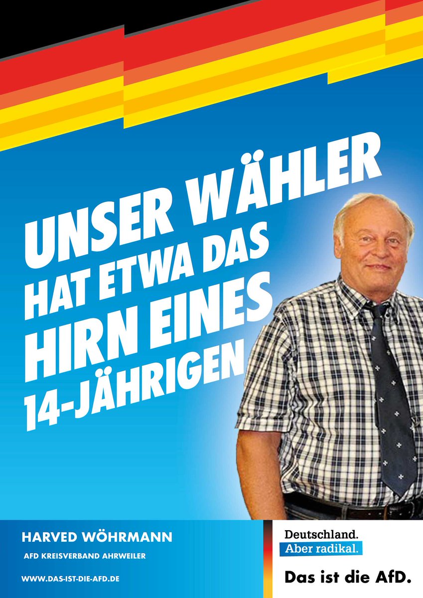 ZDummheit's tweet photo. @getzi19 @FakeDoctorReal1 @AfD Man merke sich, der typische AfD Wähler ist wirklich so dumm 🤓 https://t.co/TBYV0XAvo9