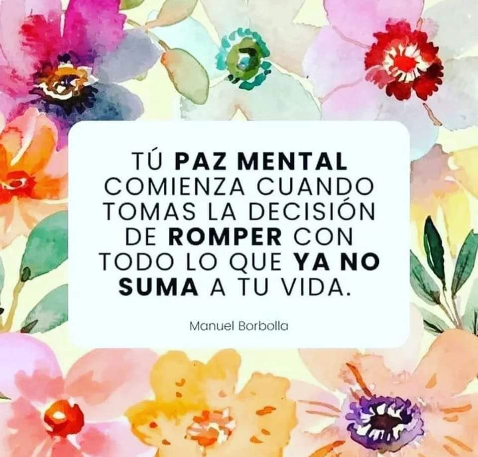 Buenos dias!!! mis bellas almas amigas💜💜💜
Tener paz y armonia es un buen sentido de equilibrio.