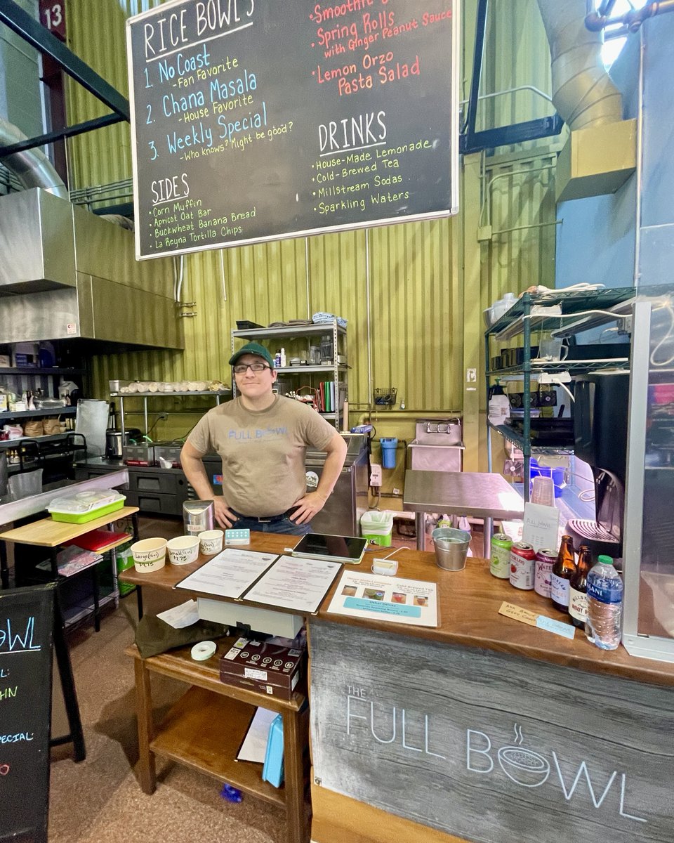 Exciting news! @thefullbowlcr has a new and spacious location at the southern end of NewBo City Market. The Full Bowl offers amazing globally inspired rice and bean bowls, including vegan and gluten-free options. Visit this weekend to see the upgraded setup! #TheFullBowl
