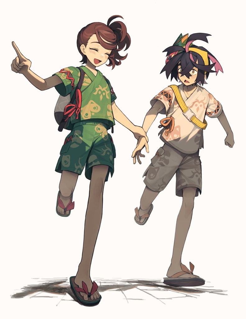 アオイ(ポケモンSV) ,スグリ(ポケモン) 「Bittersweet」|knifedragonの