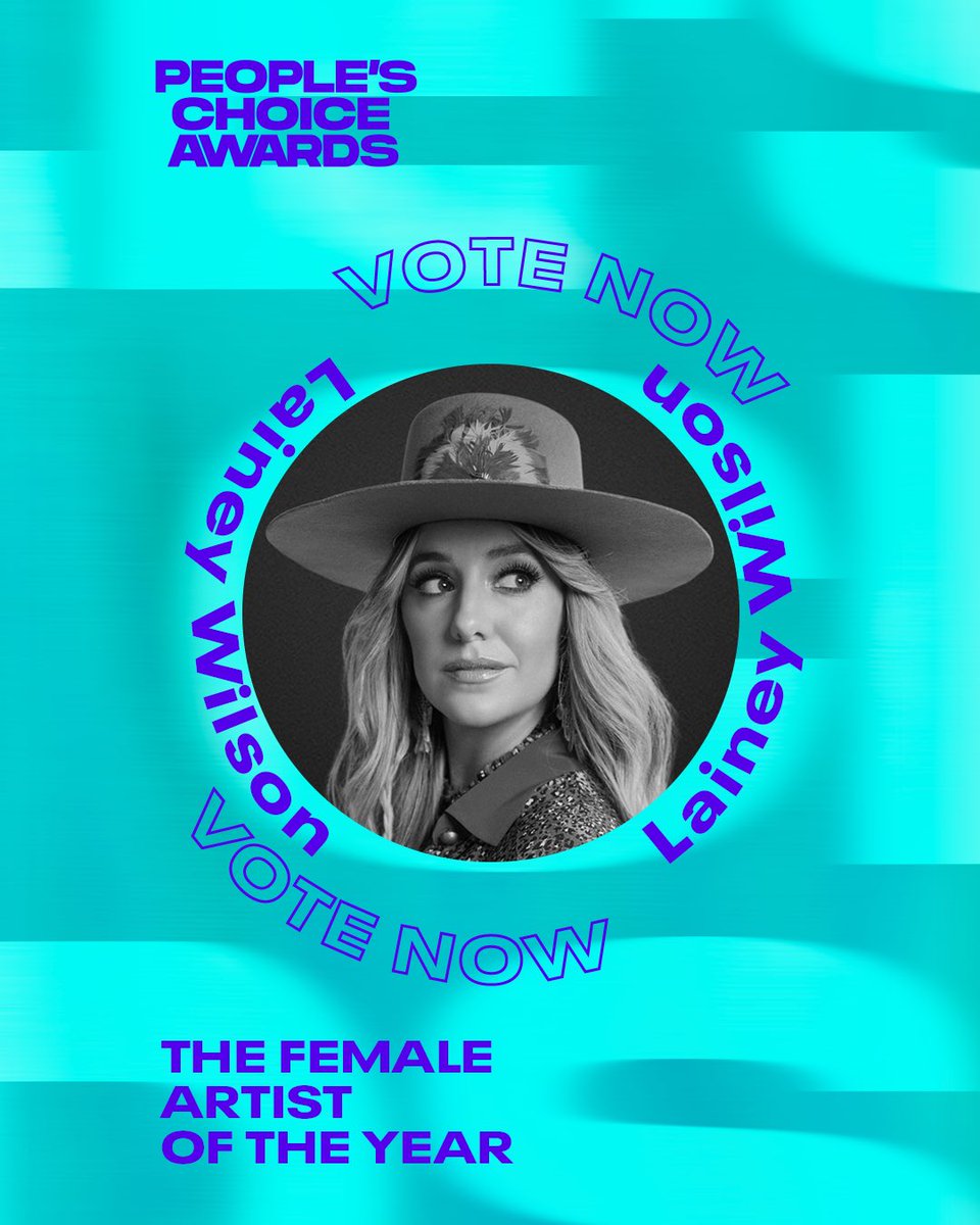 laineywilson's tweet photo. Thank you @peopleschoice 🙏🏻 Y’all…it’s truly such an honor to be nominated for BOTH Female Artist of the Year &amp; Female Country Artist of the Year. This is the only fan voted awards show which means y’all have the power! Voting is open now through Jan. 19! https://t.co/VeC33kEpFJ https://t.co/2k3l6gy0t1
