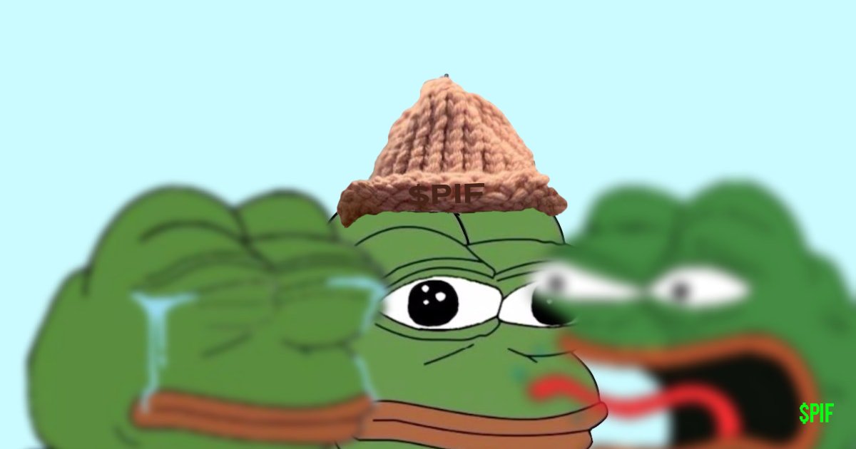 Put your hat on and enjoy the ride

Everyone who doubted hats will cope

$PIF $WIF are here to take over