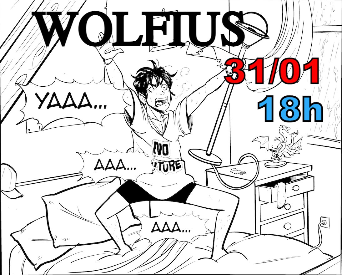 FonceJe's tweet photo. Wolfius sort le mercredi 31 janvier à 18h sur : https://t.co/bUk6SV8ND8

⏰Note le sur ton agenda⏰

#wolfius https://t.co/p4INvu25M2