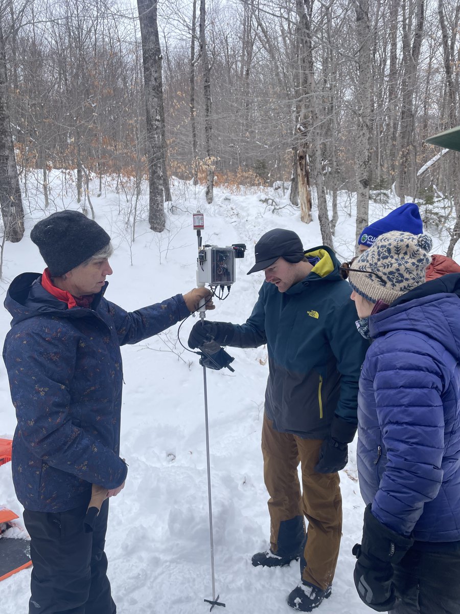 kateehale's tweet photo. Wrapping up a successful Snow Field Measurement School out here in the Northeast! ❄️ Thank you to an amazing group of students and instructors for coming together to learn about local to global snow in the White Mountains of New Hampshire.

@CUAHSI @SnowInternatio1 @NASAGoddard https://t.co/TDov1HUfea