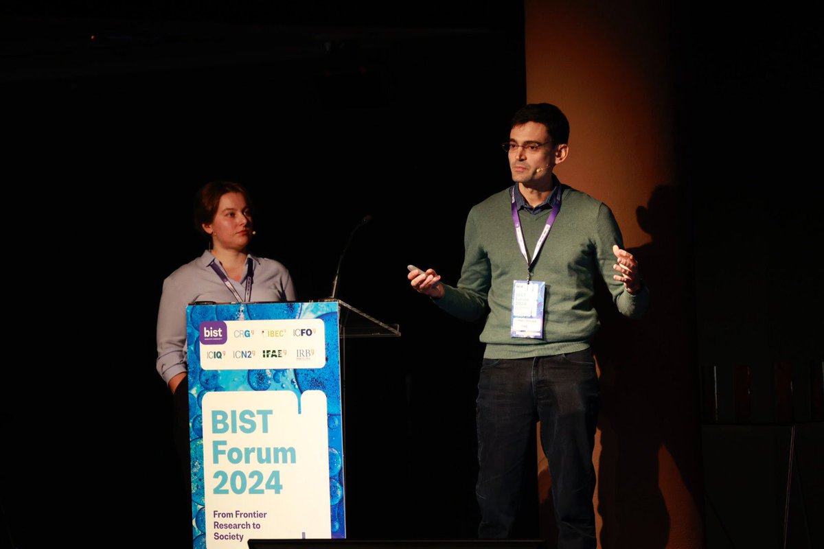 _BIST's tweet photo. The #BISTForum has included the announcement of the projects awarded with the #BISTIgnite 6thEd and the presentations of the #BISTIgniteAwards projects Terafox (@ICFOnians @icn2nano) and Explode-TNBC (@IRBBarcelona @CRGenomica) https://t.co/lOxjFLDLZK