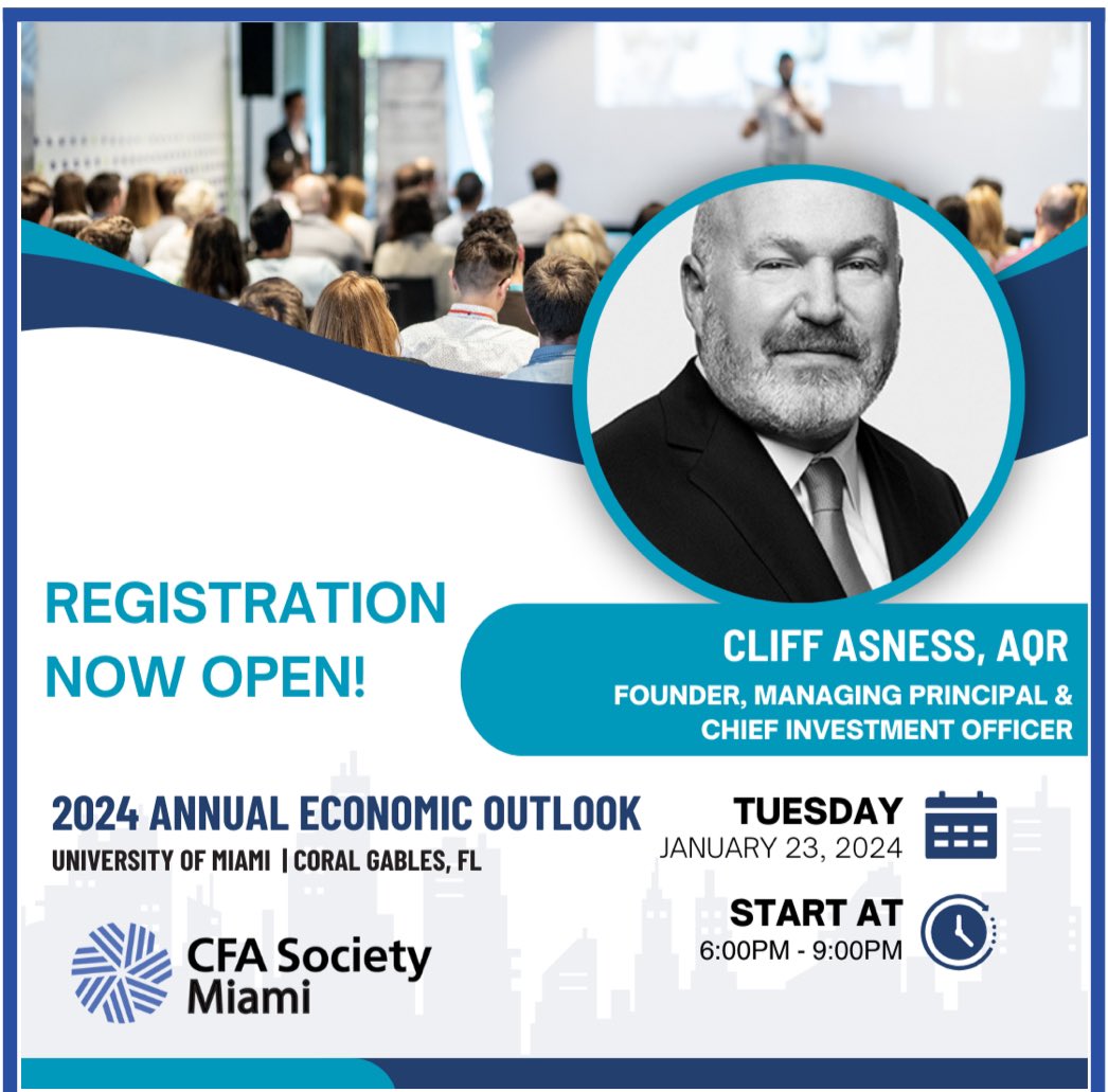 Great news! <a href="/CFAMIAMI/">CFA Society Miami</a> would like to invite our society to their Economic Outlook Event. 

More info and registration:
events.r20.constantcontact.com/register/m?oei…