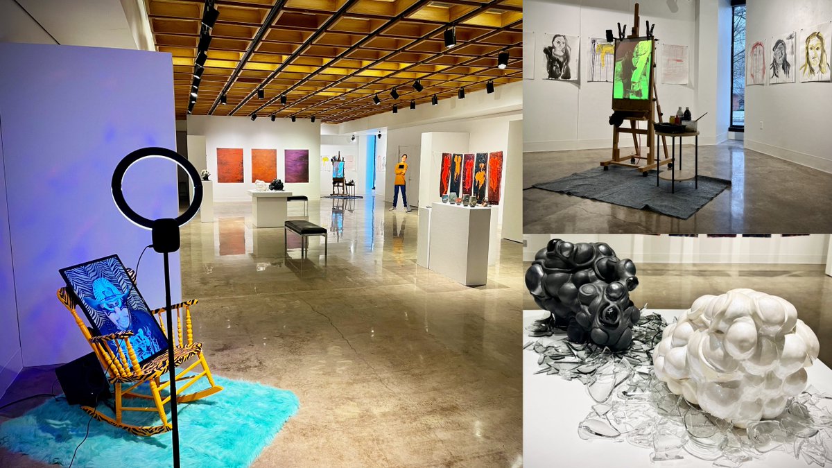 PSU_SoVA's tweet photo. 🌠New show alert! Be sure to check out the latest exhibition up @ #ZollerGallery @penn_state feat. #MFA '25 students. Zoller is open Mon-Fri, 10am-4pm located on Level 1 of the Visual Arts Bldg. To learn more about our MFA program visit https://t.co/uXeDdYJ7r5 https://t.co/6tJsgk0c12