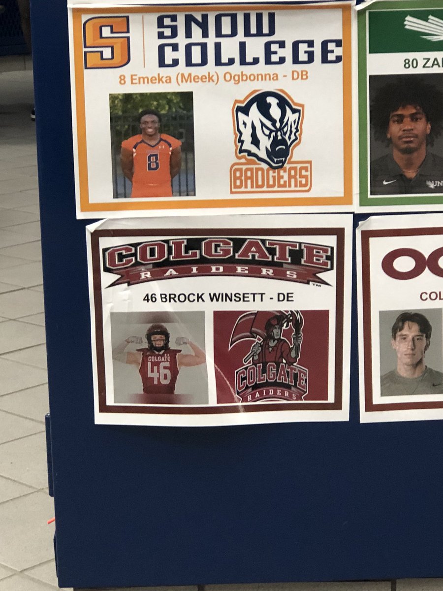 alleneaglesfb's tweet photo. @FmsBoyssports displayed The Brand this morning‼️ 

S/o @BrockWinsett new addition to the wall of fame at Ford MS!!

#BTB | #RecruitTheA https://t.co/NzzUquPkTK