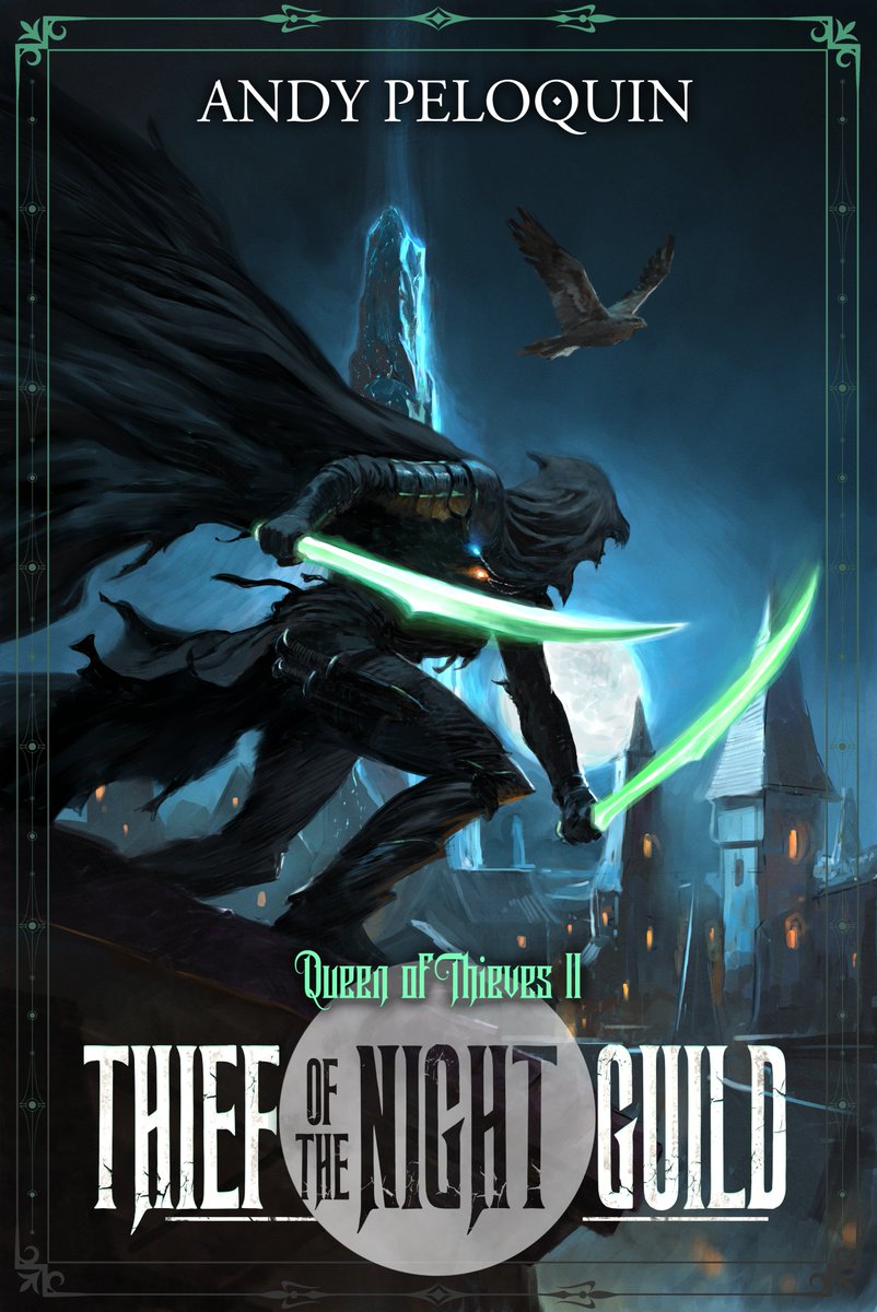 🚨🚨COVER REVEAL + KICKSTARTER🚨🚨 Thanks to my boy @AndyPeloquin for the opportunity to announce his newest @Kickstarter and reveal the cover for 'Thief of the Night Guild (Queen of Thieves #2)' Cover by Antti Hakosaari Find more info here: fanfiaddict.com/cover-reveal-k…