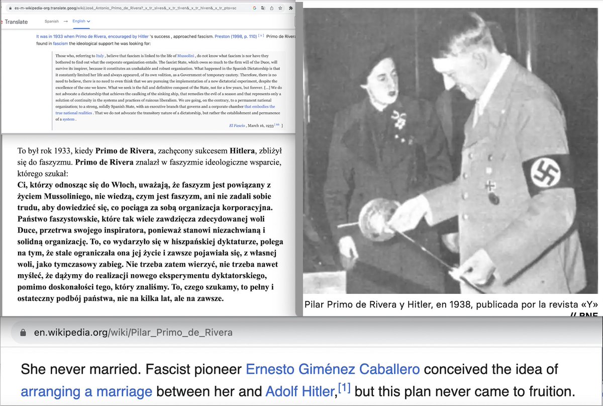 Kto jest gościem honorowym demonstracji Kaczyńskiego pod Sejmem? 
Europoseł Jorge Buxadé, wielbiciel hiszpańskiego faszysty José Primo de Rivera:
- który zachwycał się Hitlerem;
- którego siostrę hiszpańscy faszyści chcieli wydać za Hitlera.