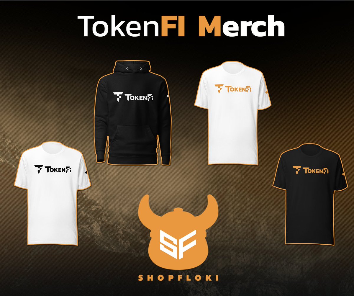 🔥Vikings, Gear up for success in 2024 with TokenFI's official merch! 💪 ⚔️ Just as TokenFi continues to grow, so will our collection and your swag ⚔️ Available now! #TokenFI #FLOKI ShopFloki.com