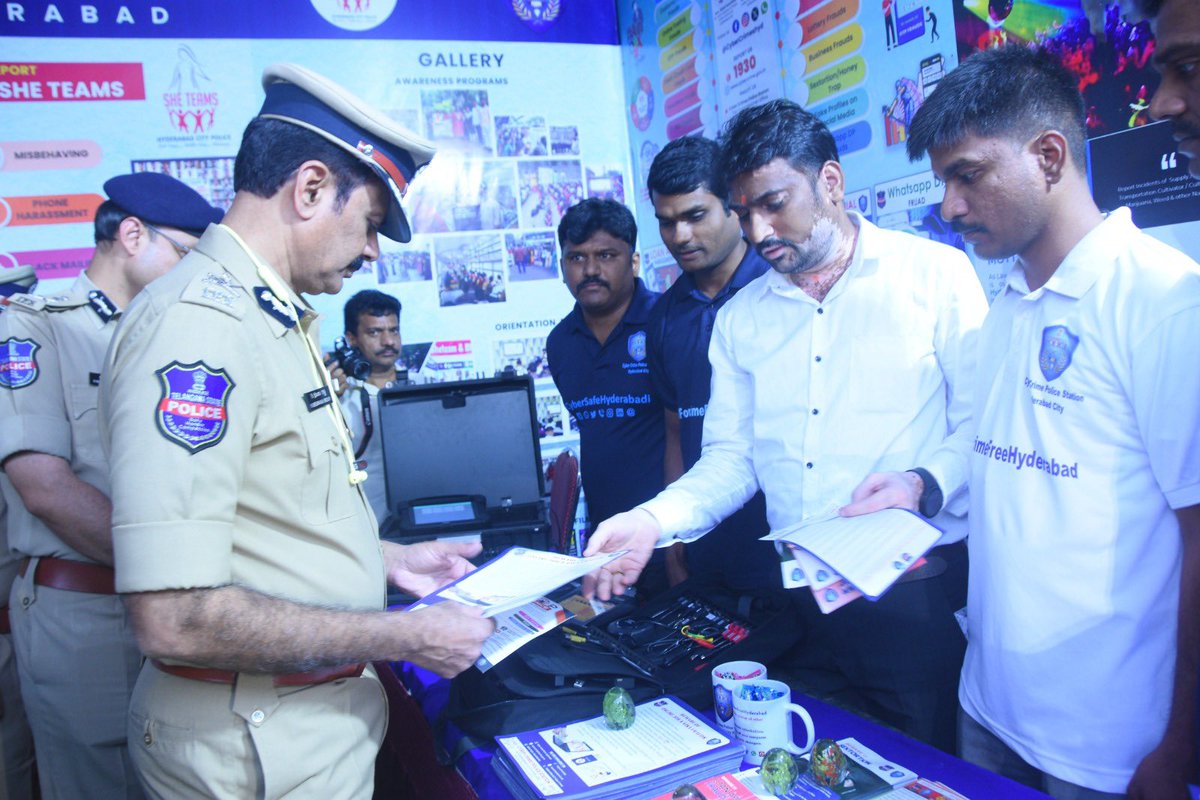 Inaugurated police stalls at the iconic Numaish exhibition. Please do ...