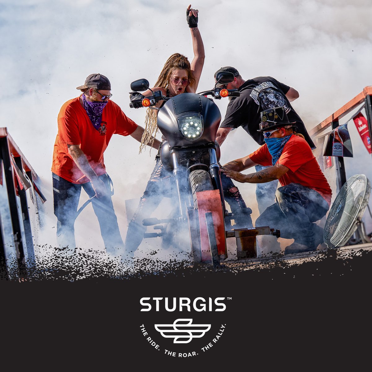 Burning rubber 💨 - #sturgis #sturgisrally