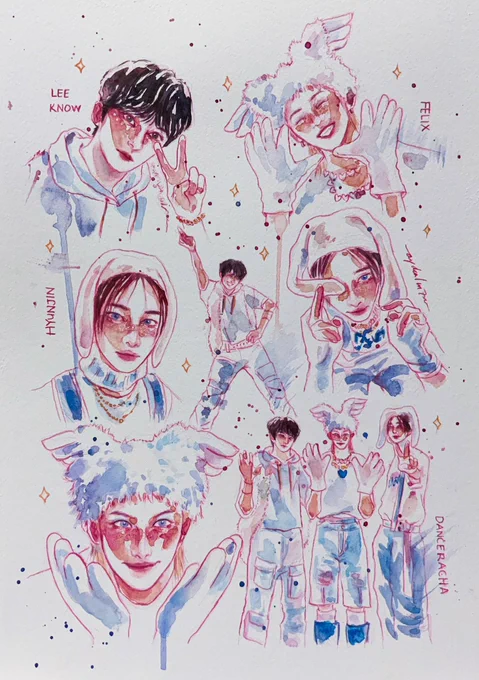 danceracha - white love 🤍✨  #LEEKNOW #HYUNJIN #FELIX #DANCERACHA #straykids #straykidsfanart