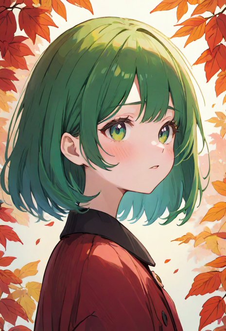 「女の子 紅葉」のTwitter画像/イラスト(新着)