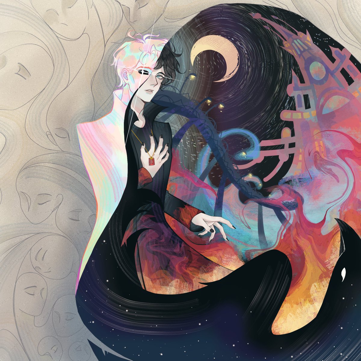 People step into his realm when they fall asleep and forget it when they wake up.
#TheSandman #Morpheus #Sandman