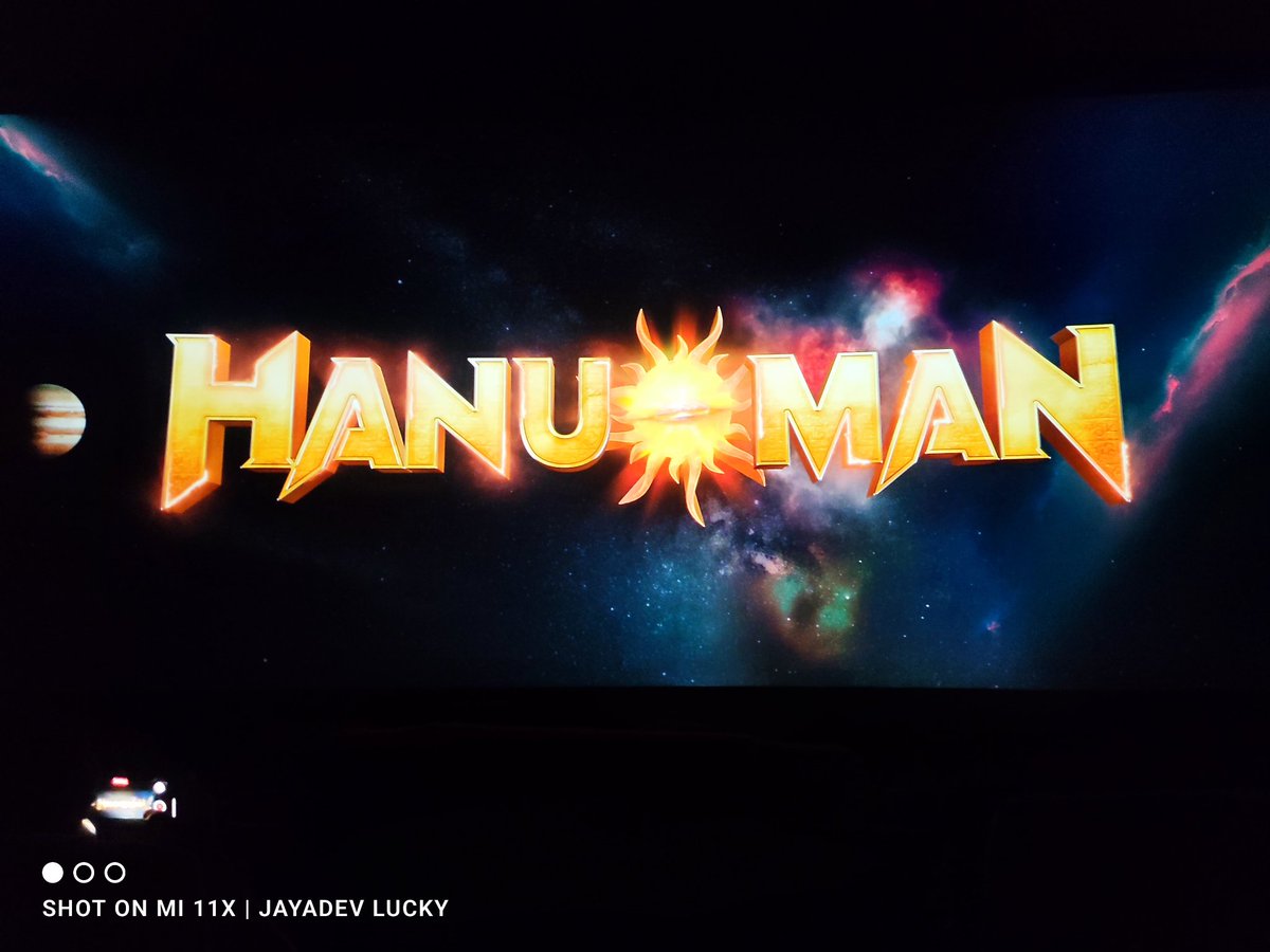 BojjaJayadev's tweet photo. #Hanuman is worth watching. 
@PrasanthVarma take a bow sir. Excellent performance by @tejasajja123 bro and @Actor_Amritha too. Music,VFX and everything was excellent. Undoubtedly #Sankranti #WINNER #hanumanpremiere https://t.co/SaPtP2FdMI