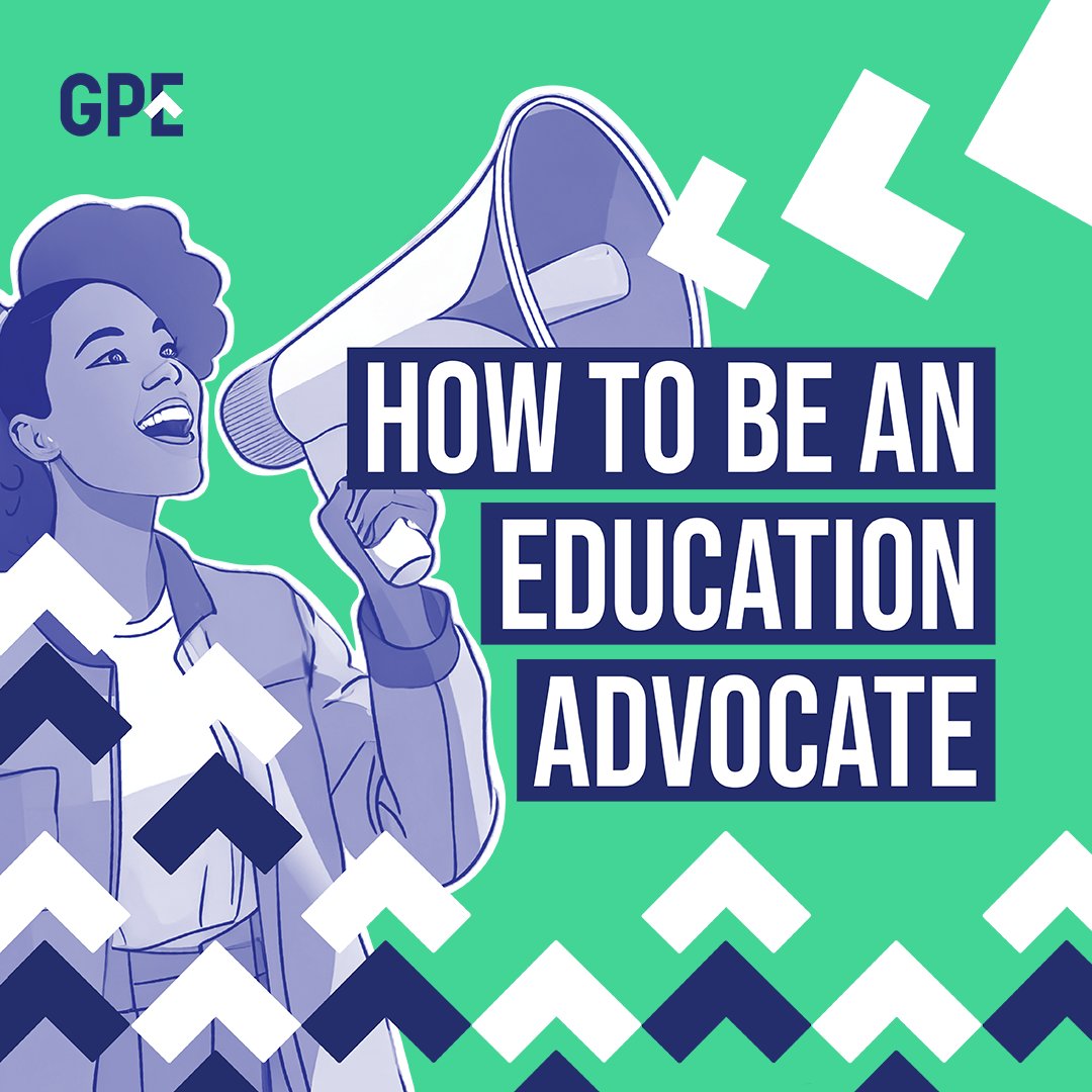 GPforEducation's tweet photo. 📢 Do you want to speak up for education?

Here is a quick start guide for you to advocate for quality education - you can start by sharing this post 👇

Are you already an education advocate? Let us know in the comments to inspire others to join! 💬

#RaiseYourHand