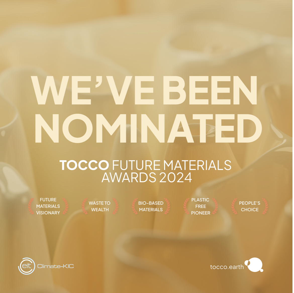 We're excited to announce our nomination for the Tocco Future Materials Awards, recognizing our plant-based straws. Please cast your vote for Holy City  in The People’s Choice Awards!

bit.ly/3NWzINO?utm_ca…