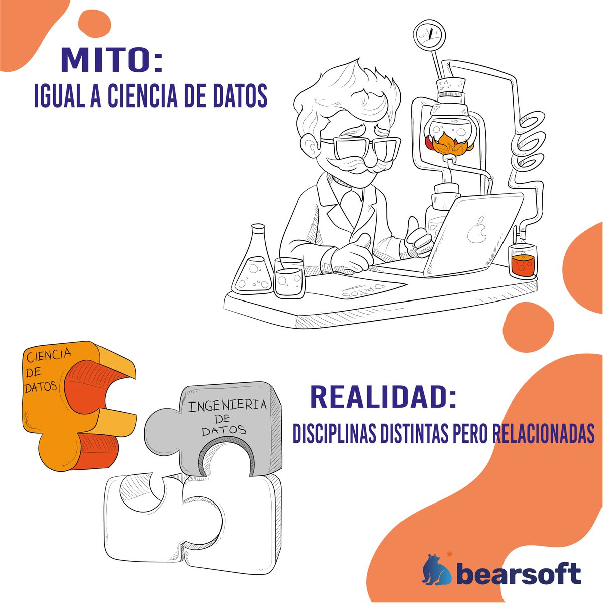 BearsoftInc's tweet photo. 🚀 Desmitificando la Ingeniería de datos con #Bearsoft !  

✅No solo para techs. 
✅ Asequible para pymes. 
✅ Clave en calidad de datos. 
✅ Distinta de #DataScience. 

https://t.co/vmfb8morrP

#IngenieriaDeDatos #DesmitificandoDatos #BigData #TransformaciónDigital #DataPont https://t.co/DlcrUMEdXV