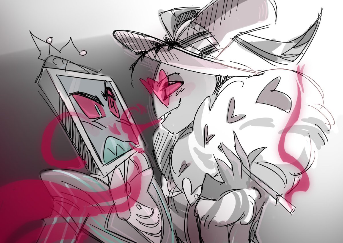 keeiwo's tweet photo. 📺♥ few sketches for my dads
#vox #valentino #hazbinhotel https://t.co/cE5WWAoO1v