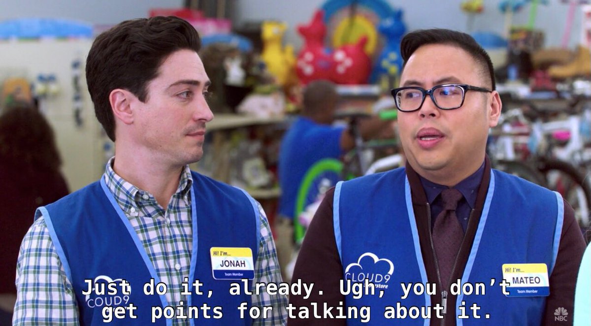 out of context superstore tweet media