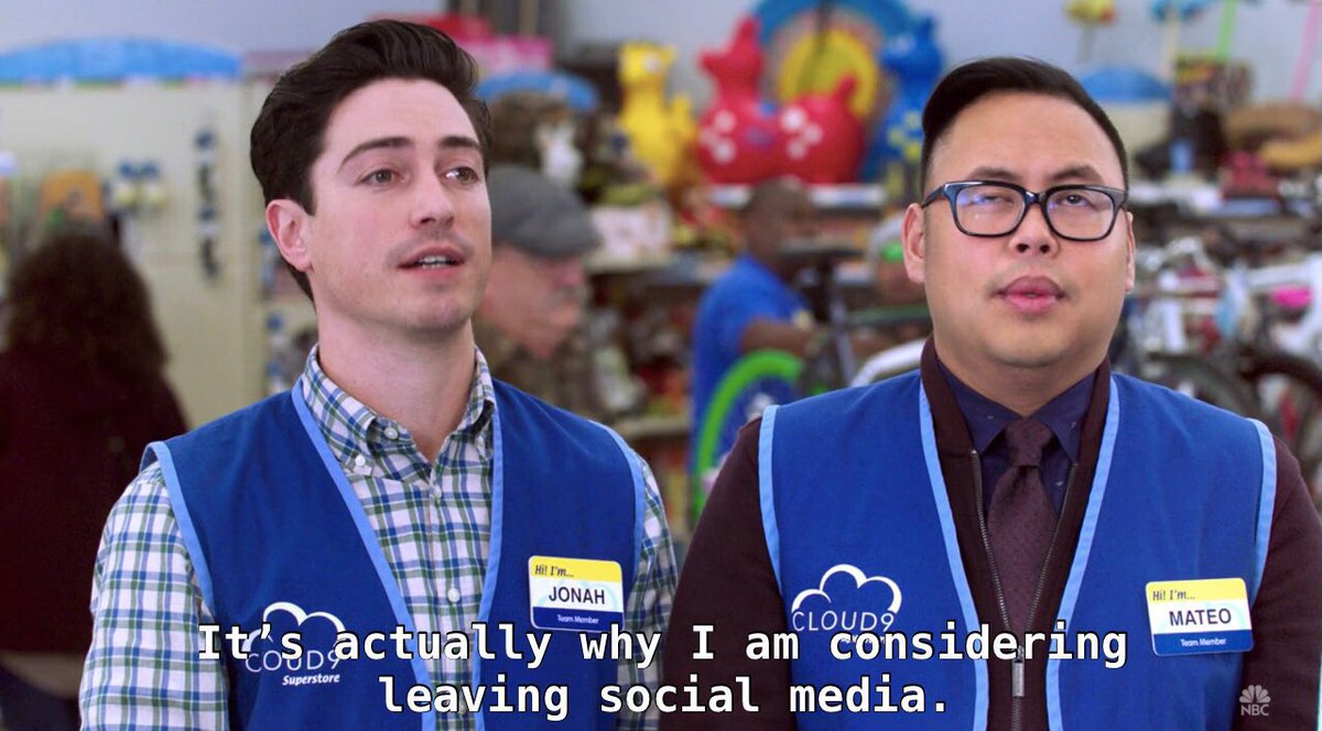 out of context superstore tweet media