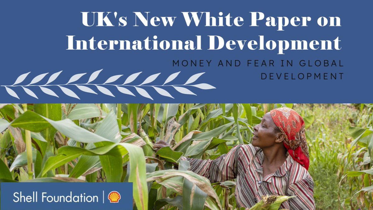 Last December, the UK released a White Paper on International Development which highlights the country’s approach to address development challenges and possible solutions, especially through partnerships.

The #ShellFoundation’s FCDO Strategic Partnerships Manager, <a href="/DevDunc/">Duncan Hart (CGeog)</a>,
